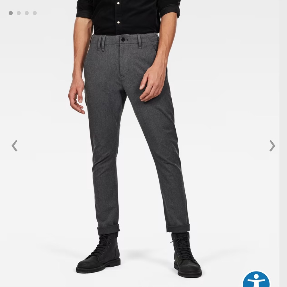 G-Star Vetar Slim Fit Chino Dark Gray